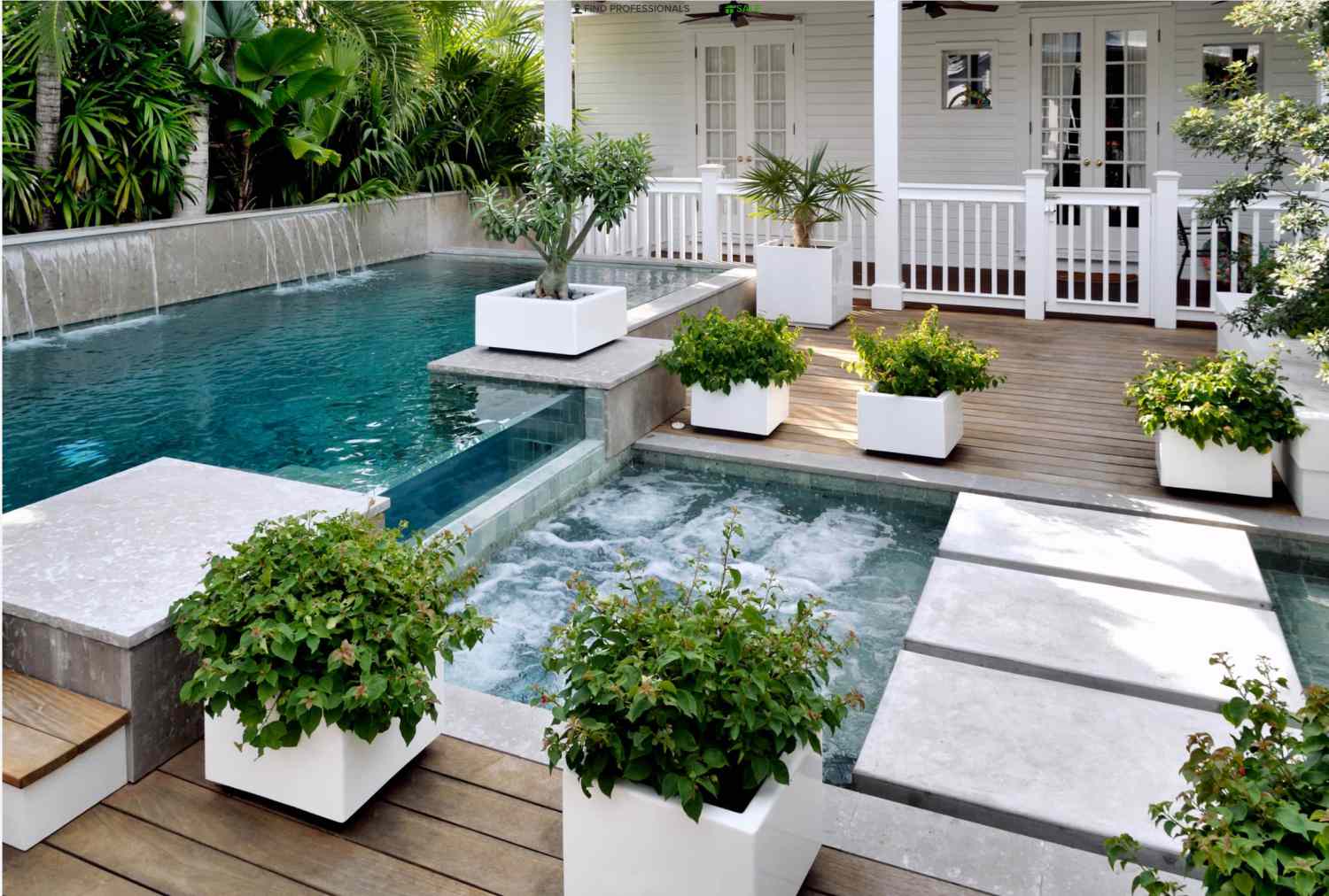 key west hot tub design