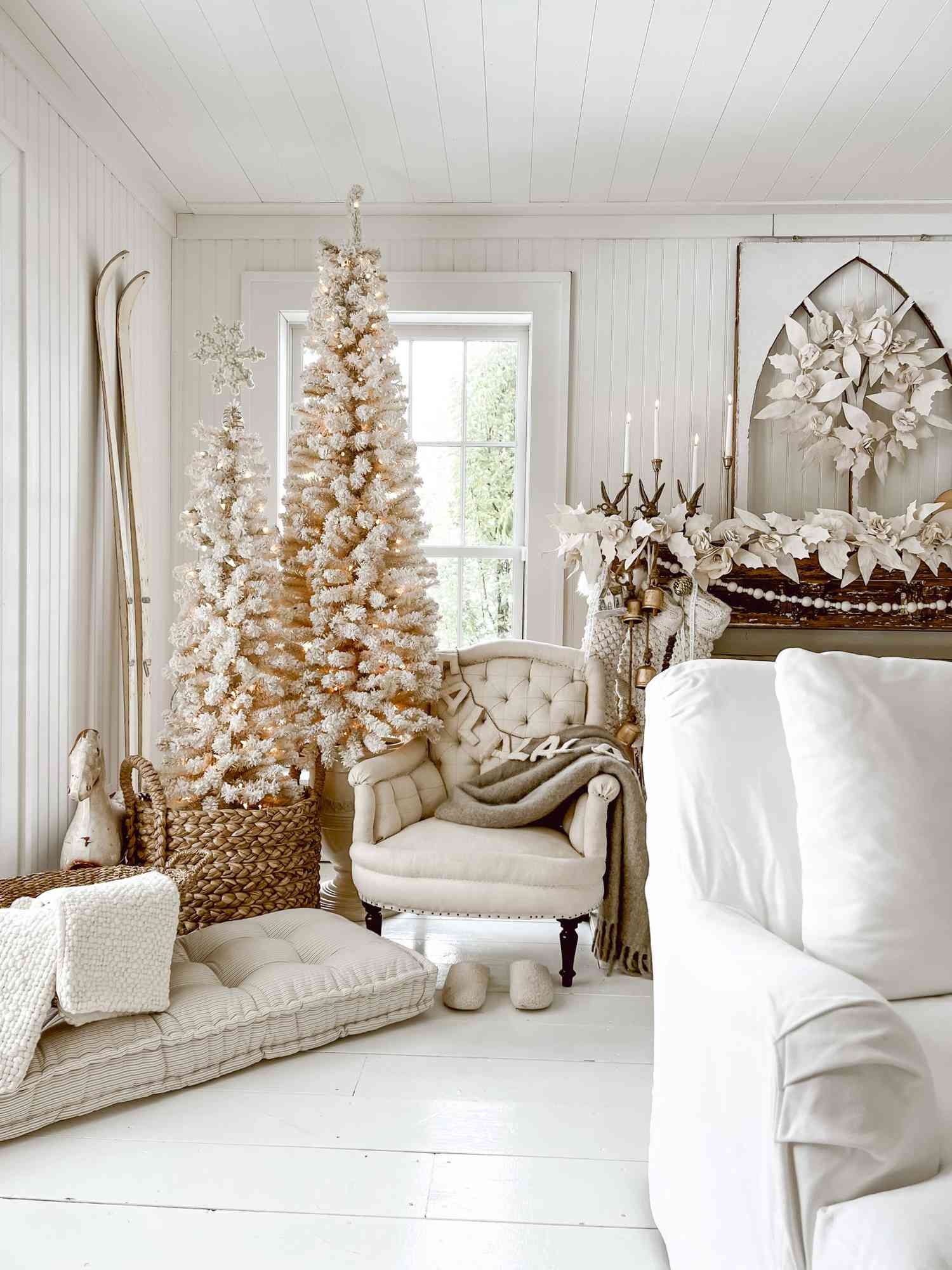 white christmas decor ideas