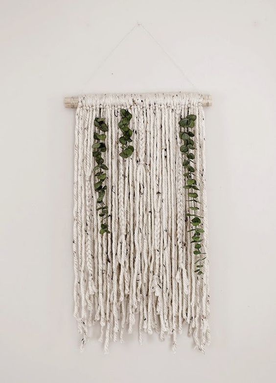 Macramé y vegetación