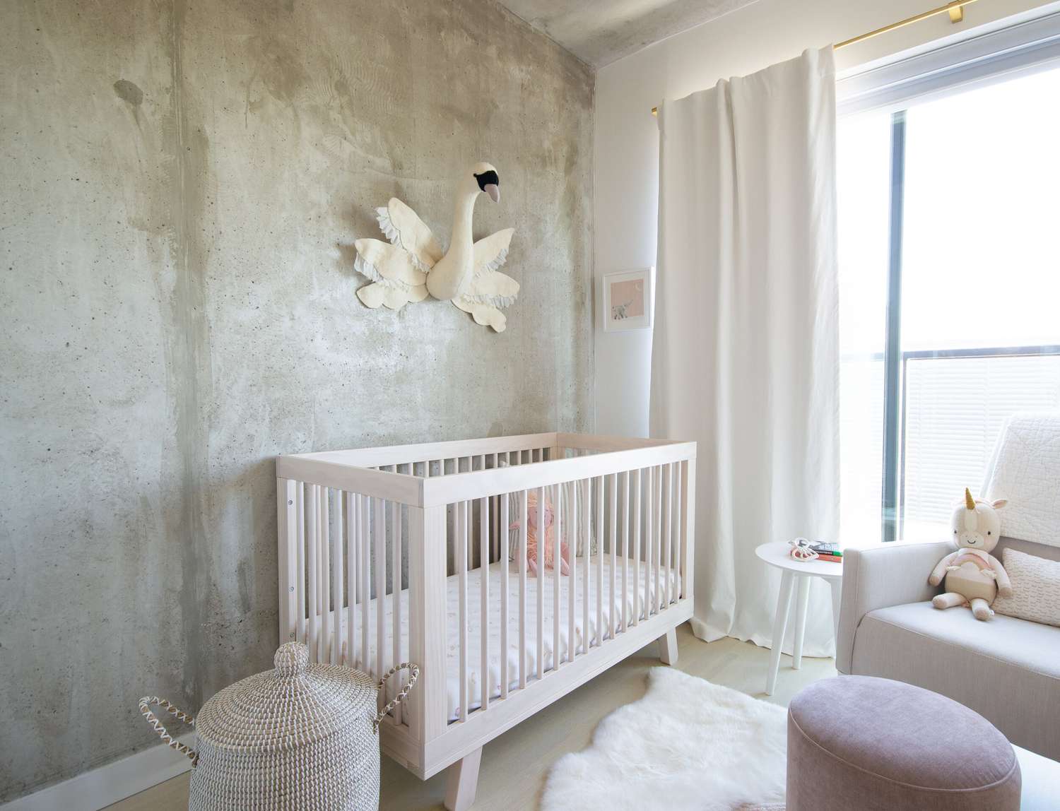 pink and gray nursery ideas