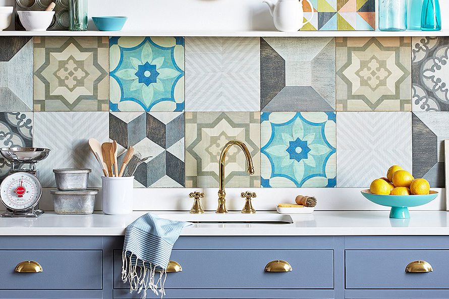 beauty and easy backsplash