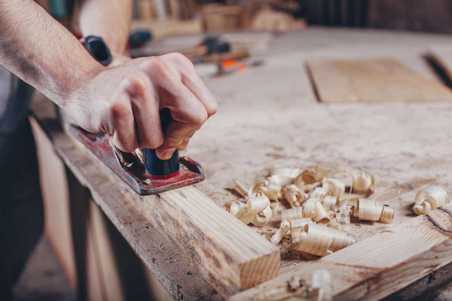 Hand Plane and Wood