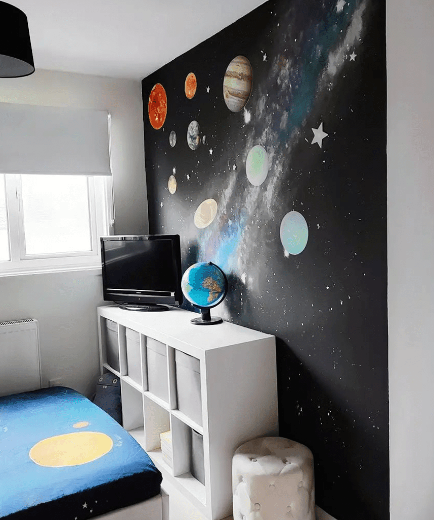 space mural