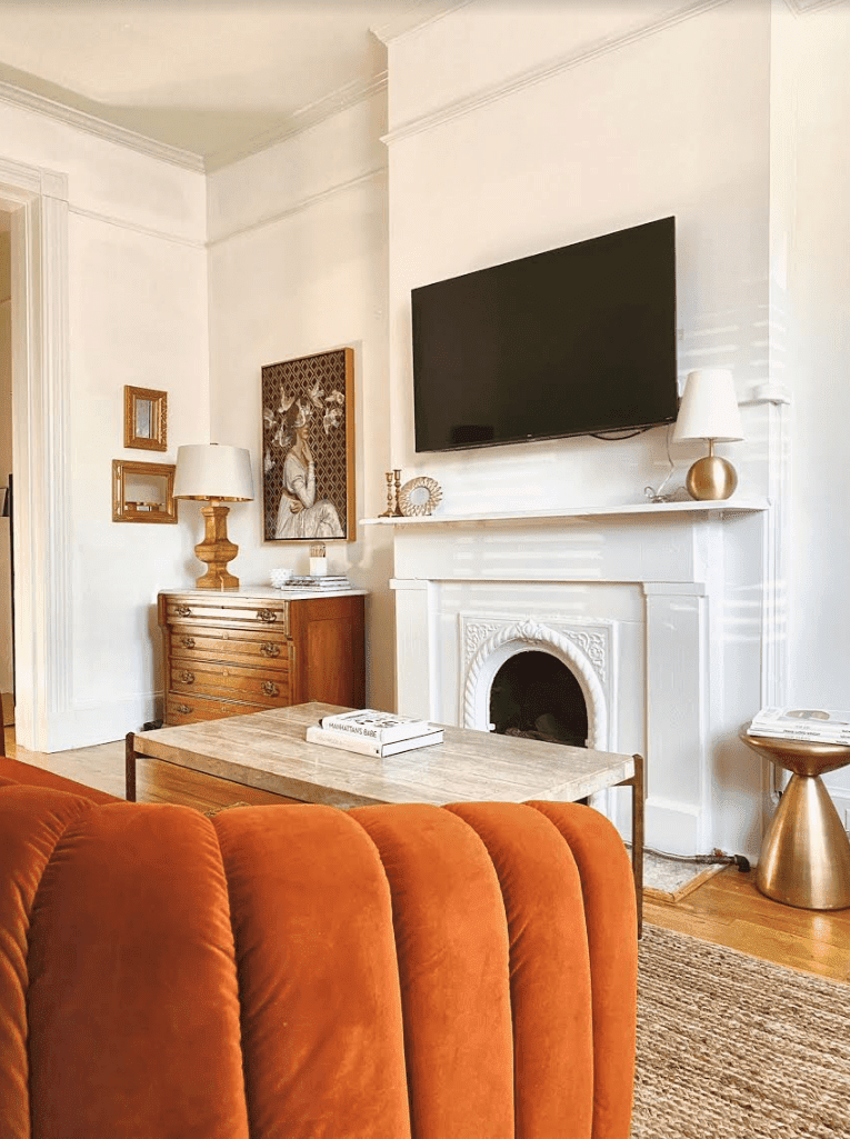 TV over fireplace