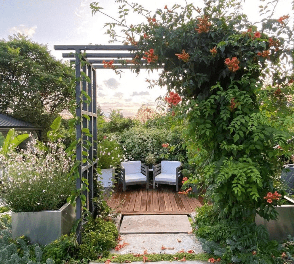 oficina jardín