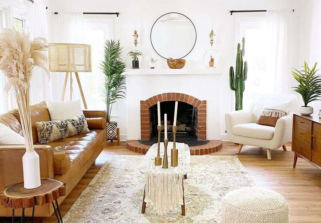 cottage and sea living room