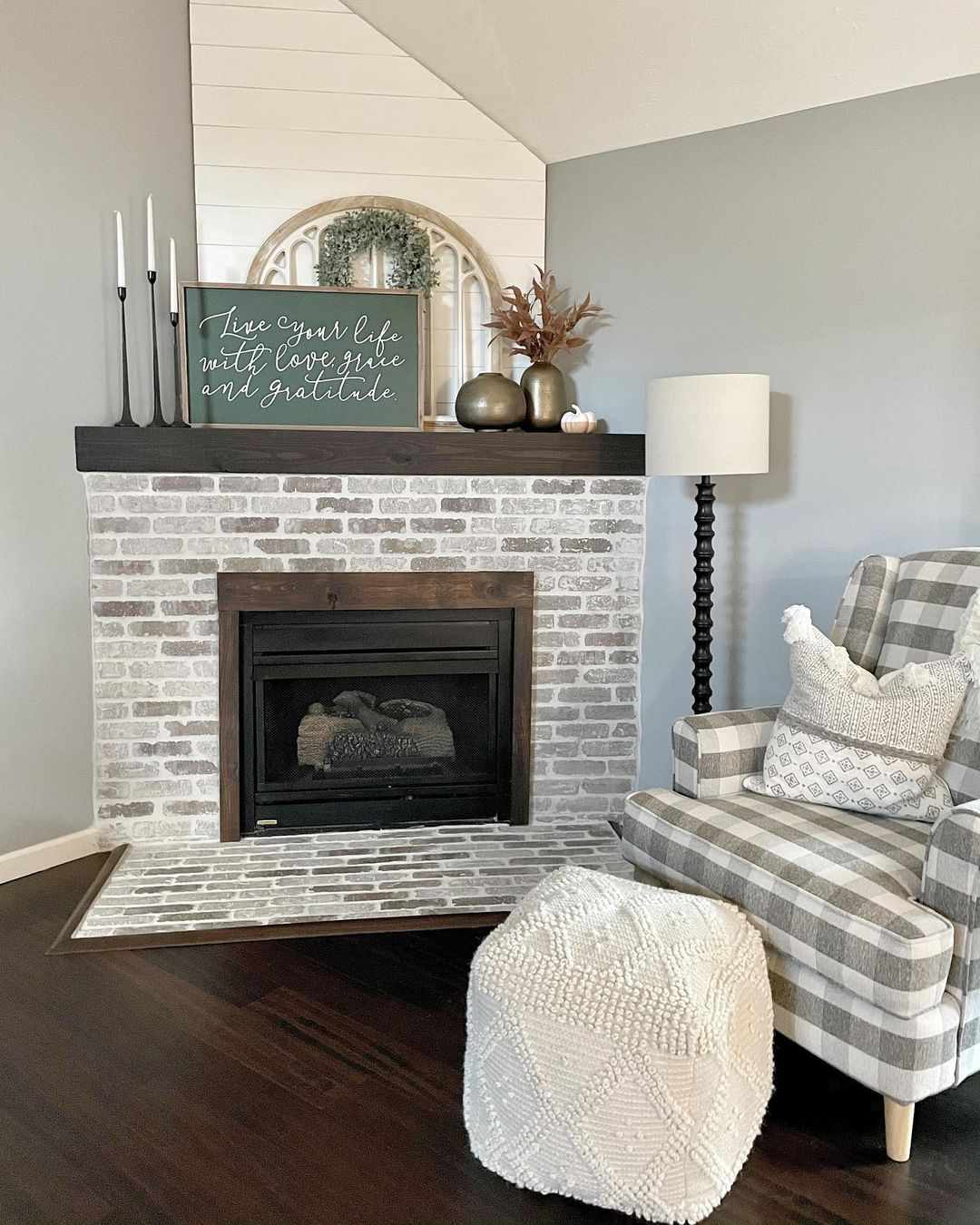 brick fireplace ideas