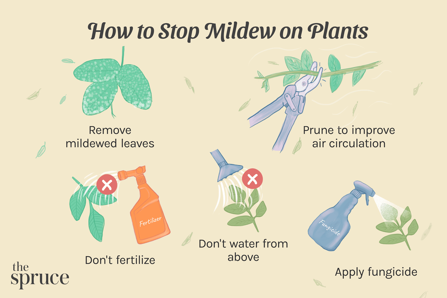 cómo detener el mildiu en las plantas