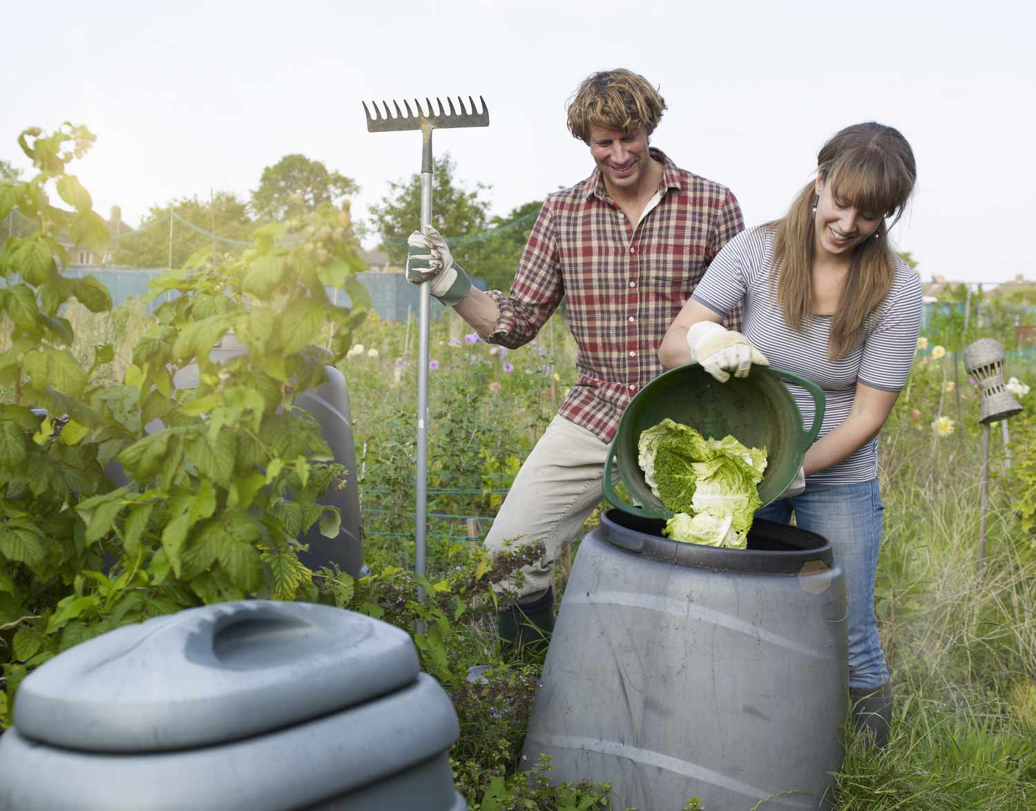 Wie Sie ein Kompostsieb für Ihren Garten herstellen