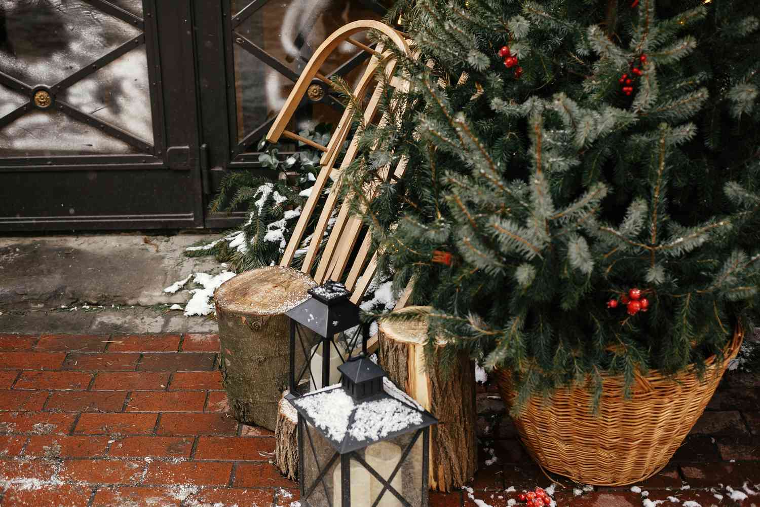 DIY-Weihnachtsbaumkragen basteln