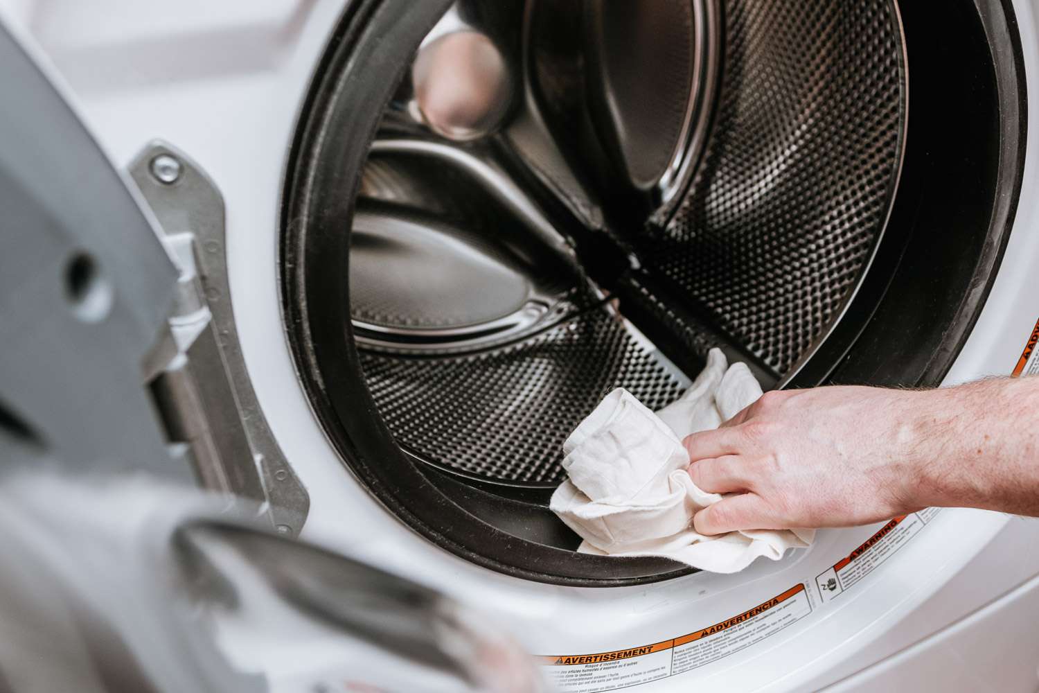 Reinigung einer Frontlader-Waschmaschine