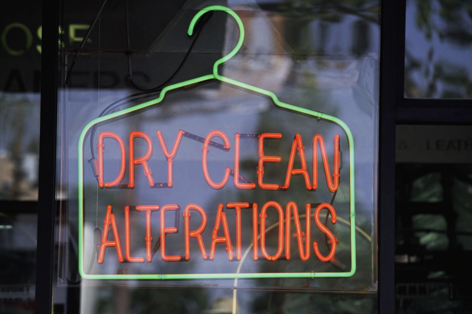 Dry Cleaning Neon Sign