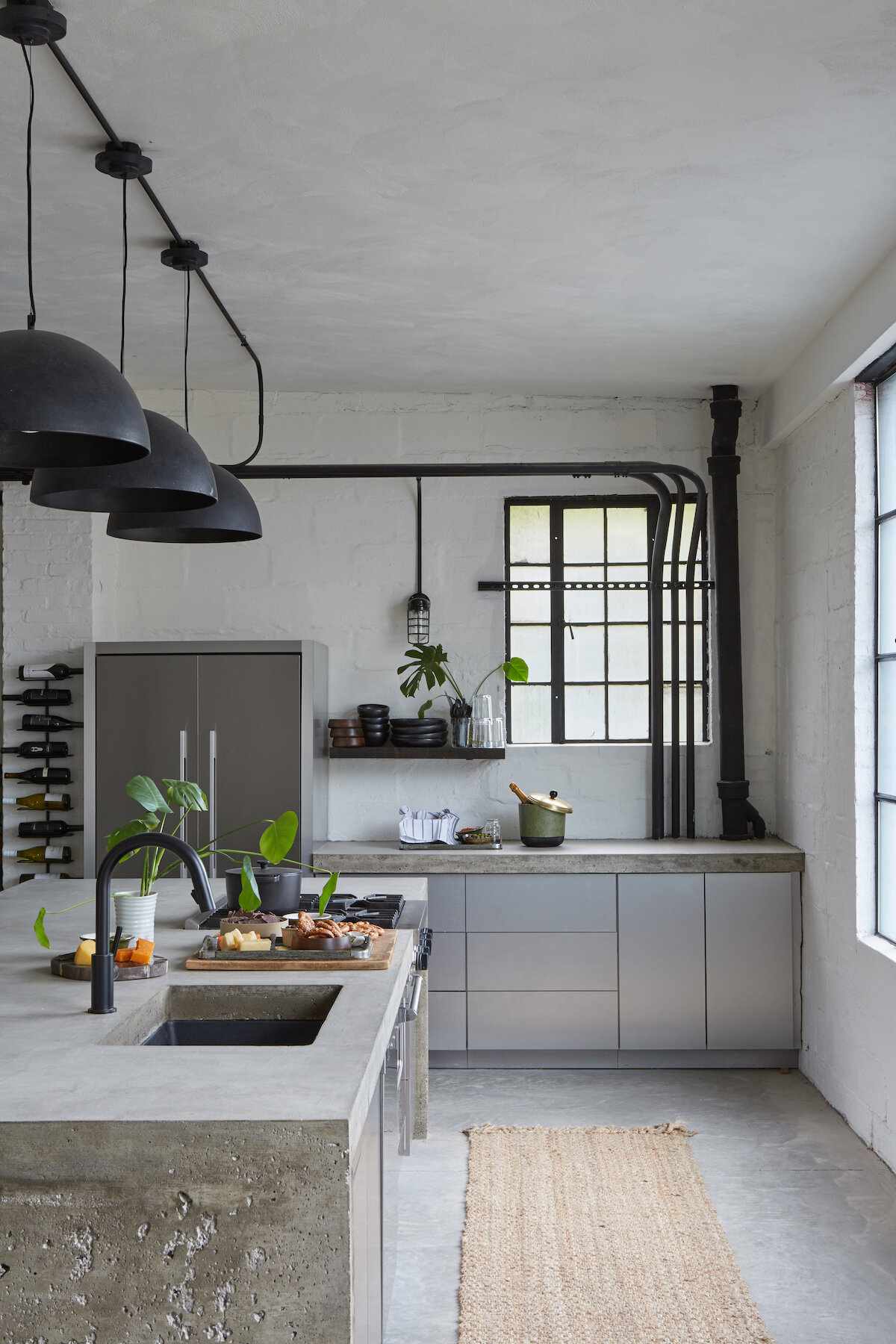 cocina gris