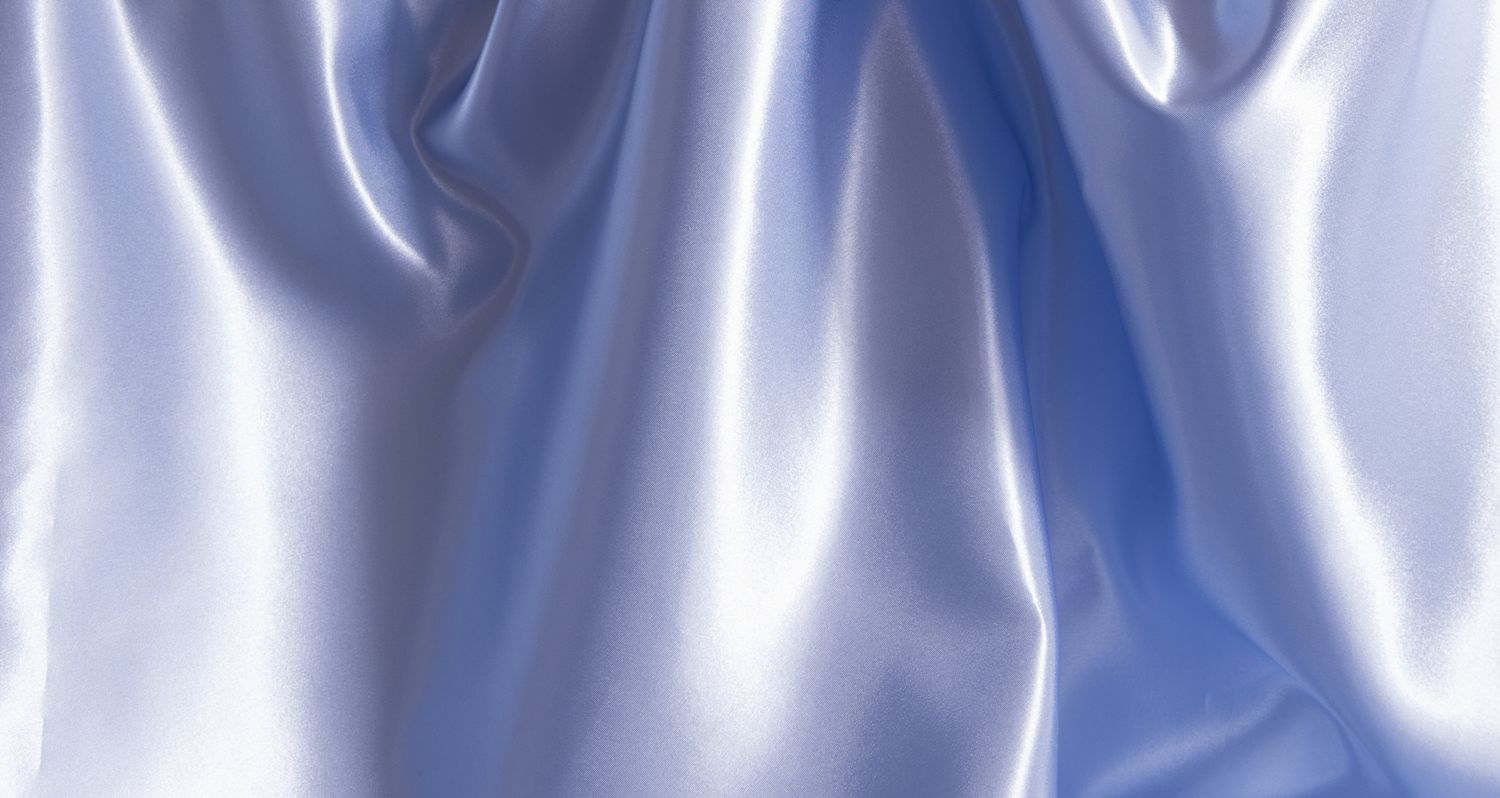 Light blue satin fabric