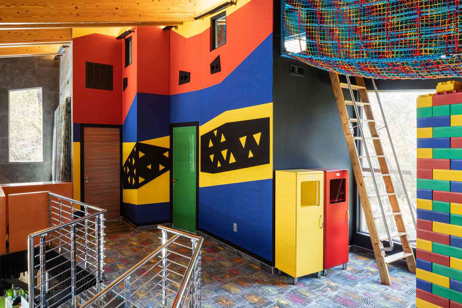 playroom with jungle gym