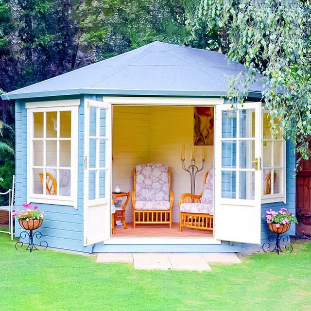 Casa de verano en una cabaña rural