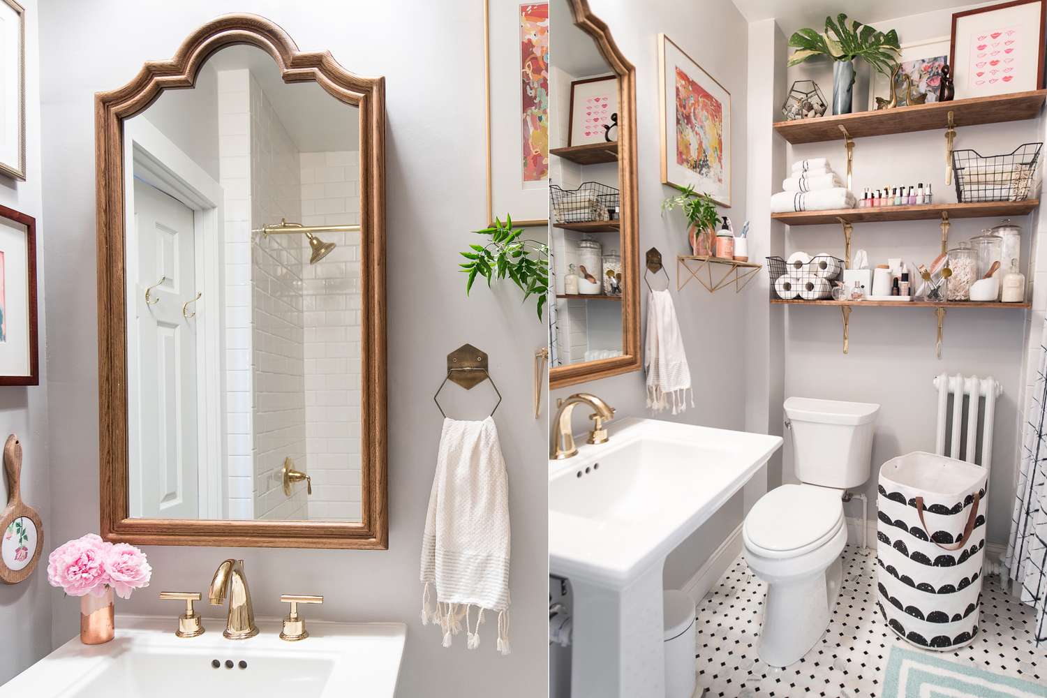 Beautiful bathroom storage