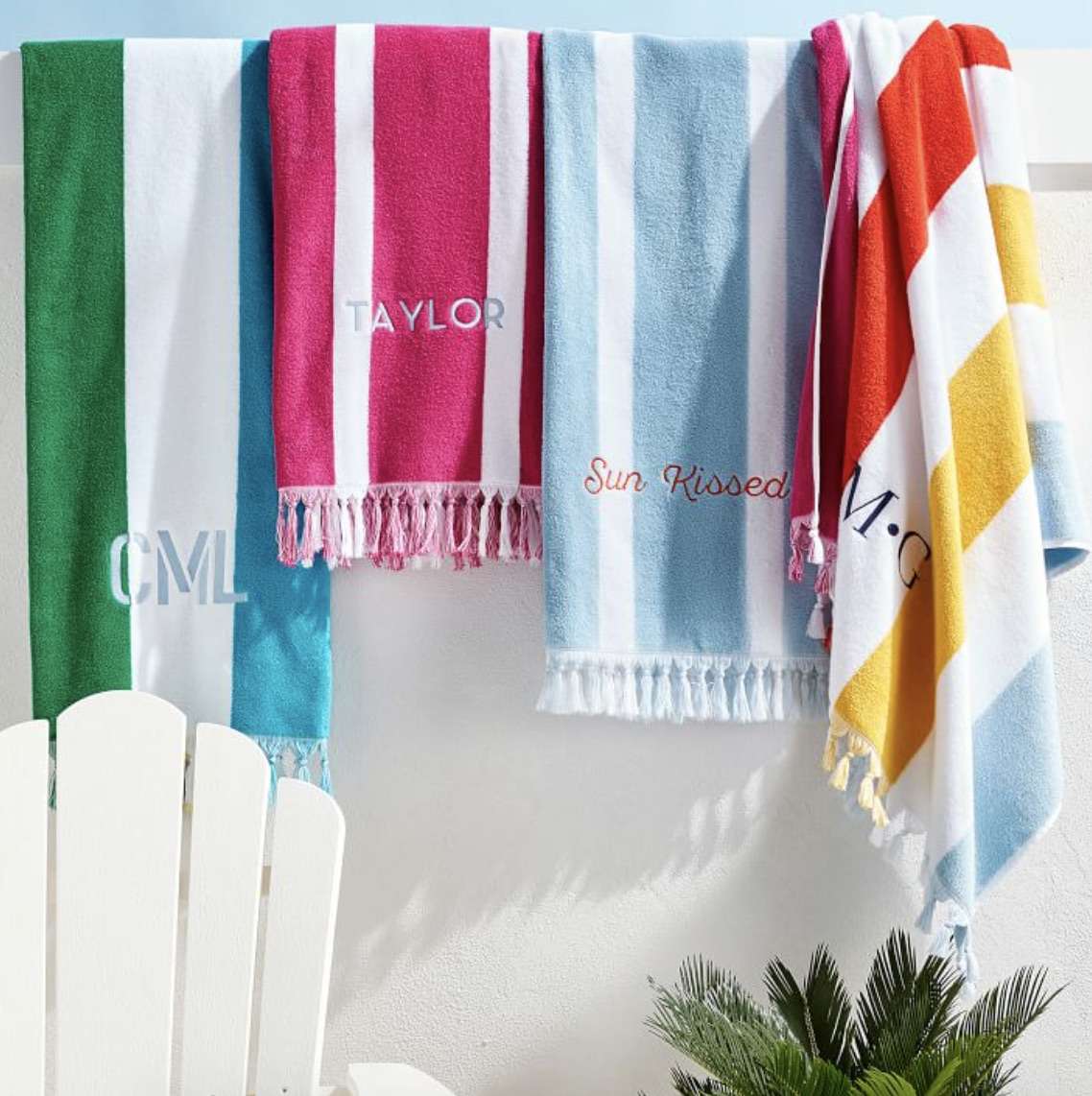 Mark & Graham Classic Stripe Towel