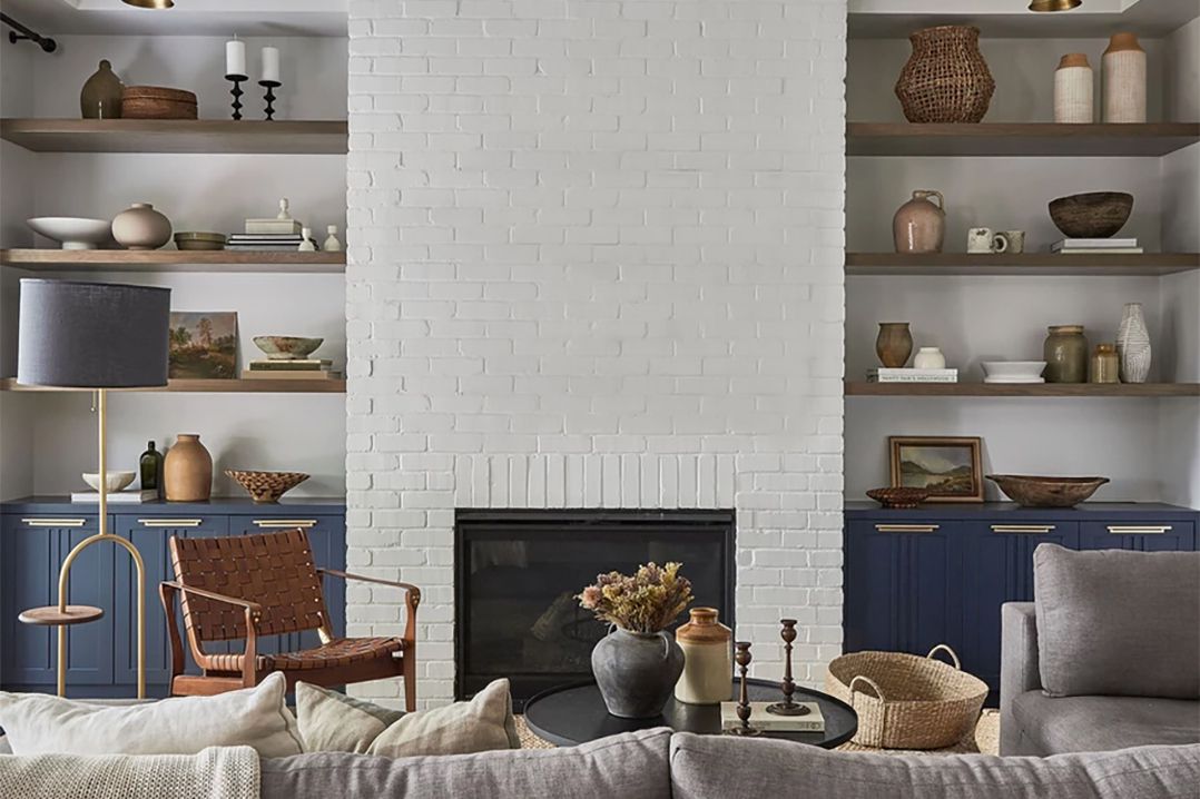 brick fireplace ideas