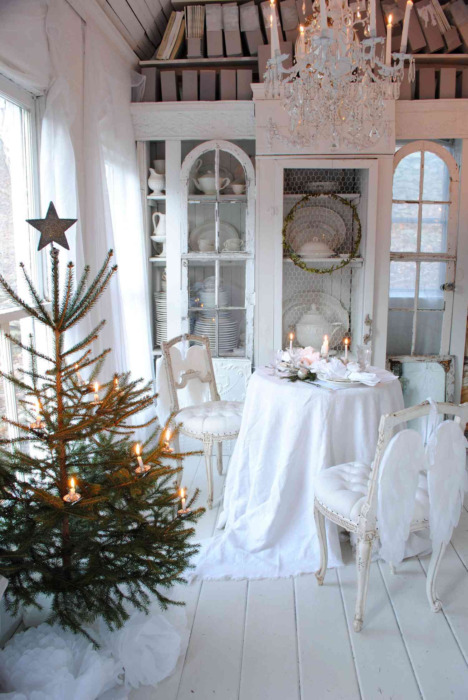 white christmas decor ideas