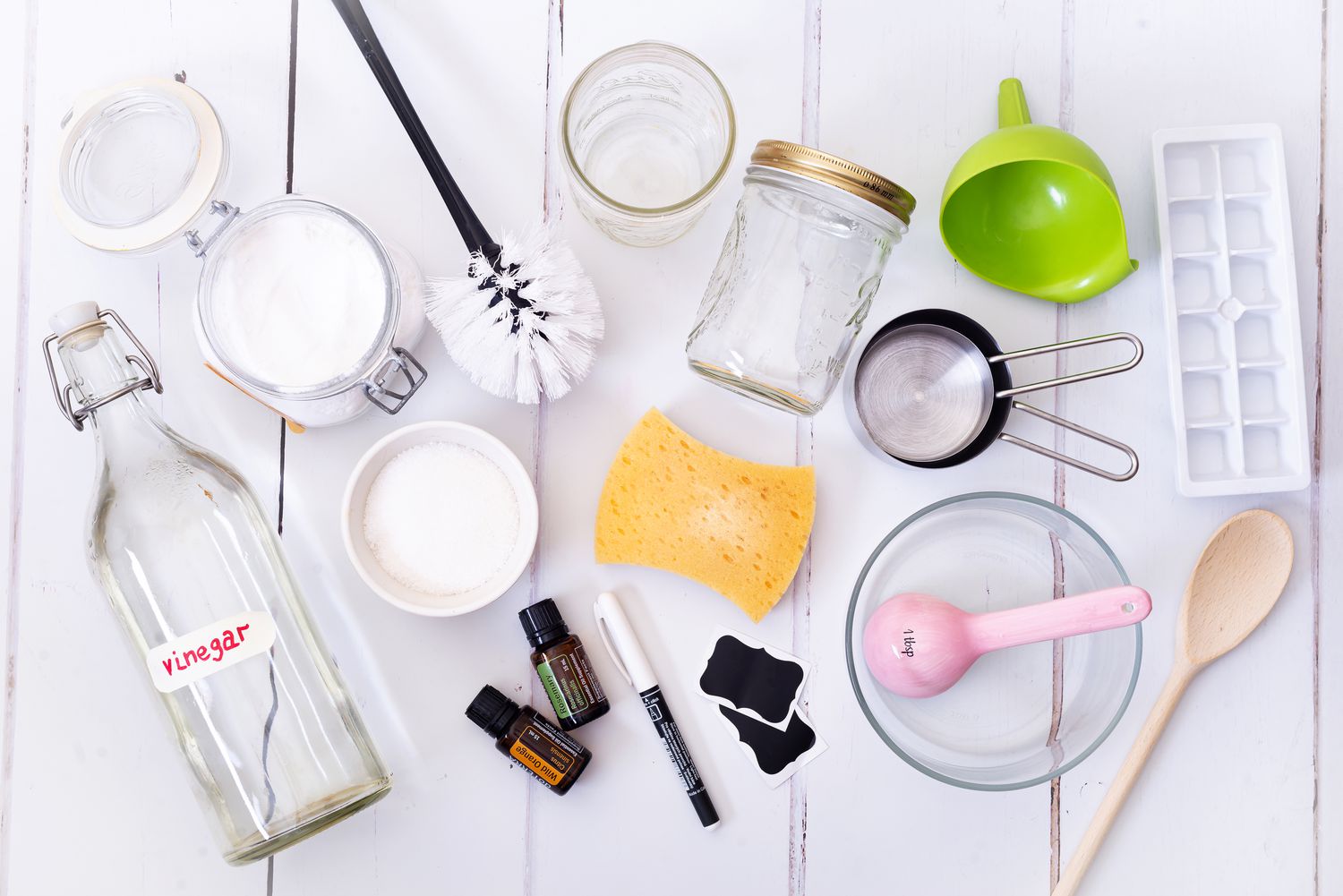 artículos para hacer DIY limpiador de taza de inodoro