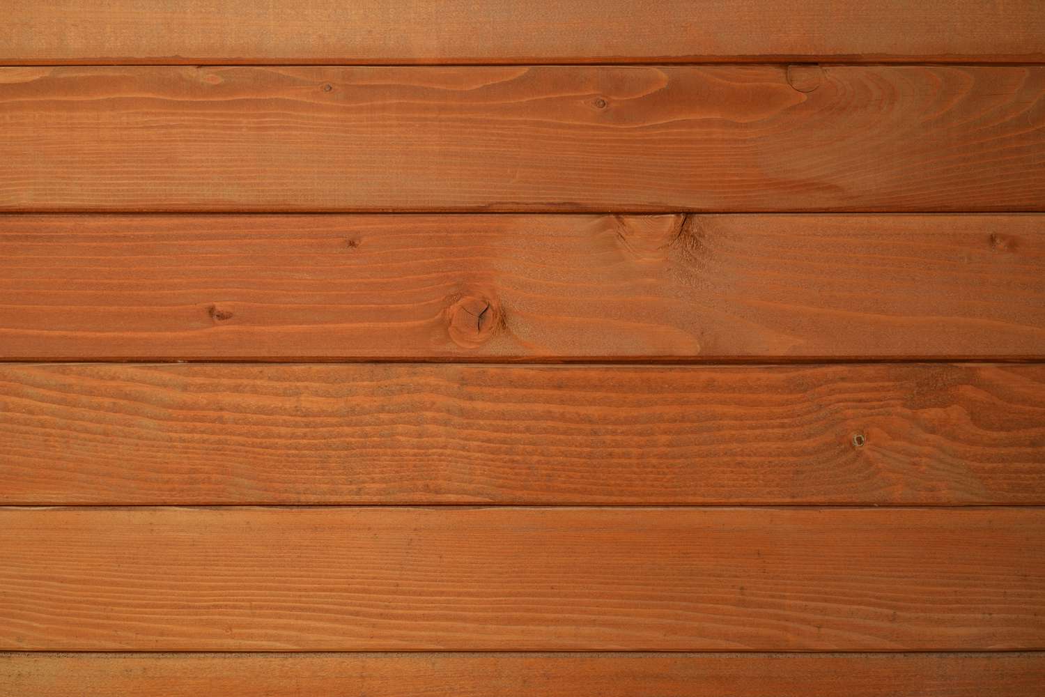 Redwood plank flooring