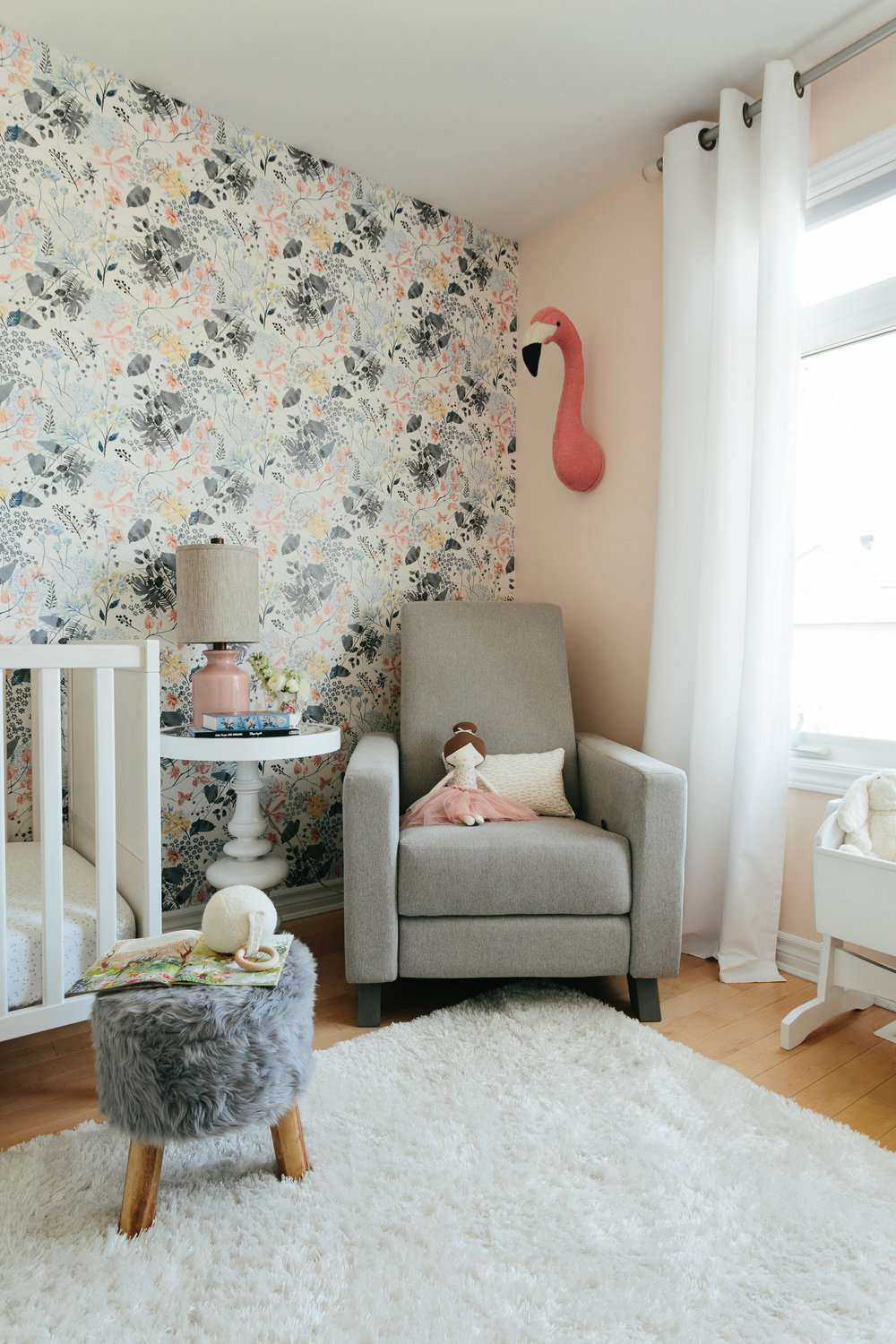 pink and gray nursery ideas