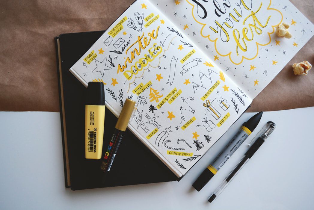 Bullet Journal Kritzeleien für Anfänger