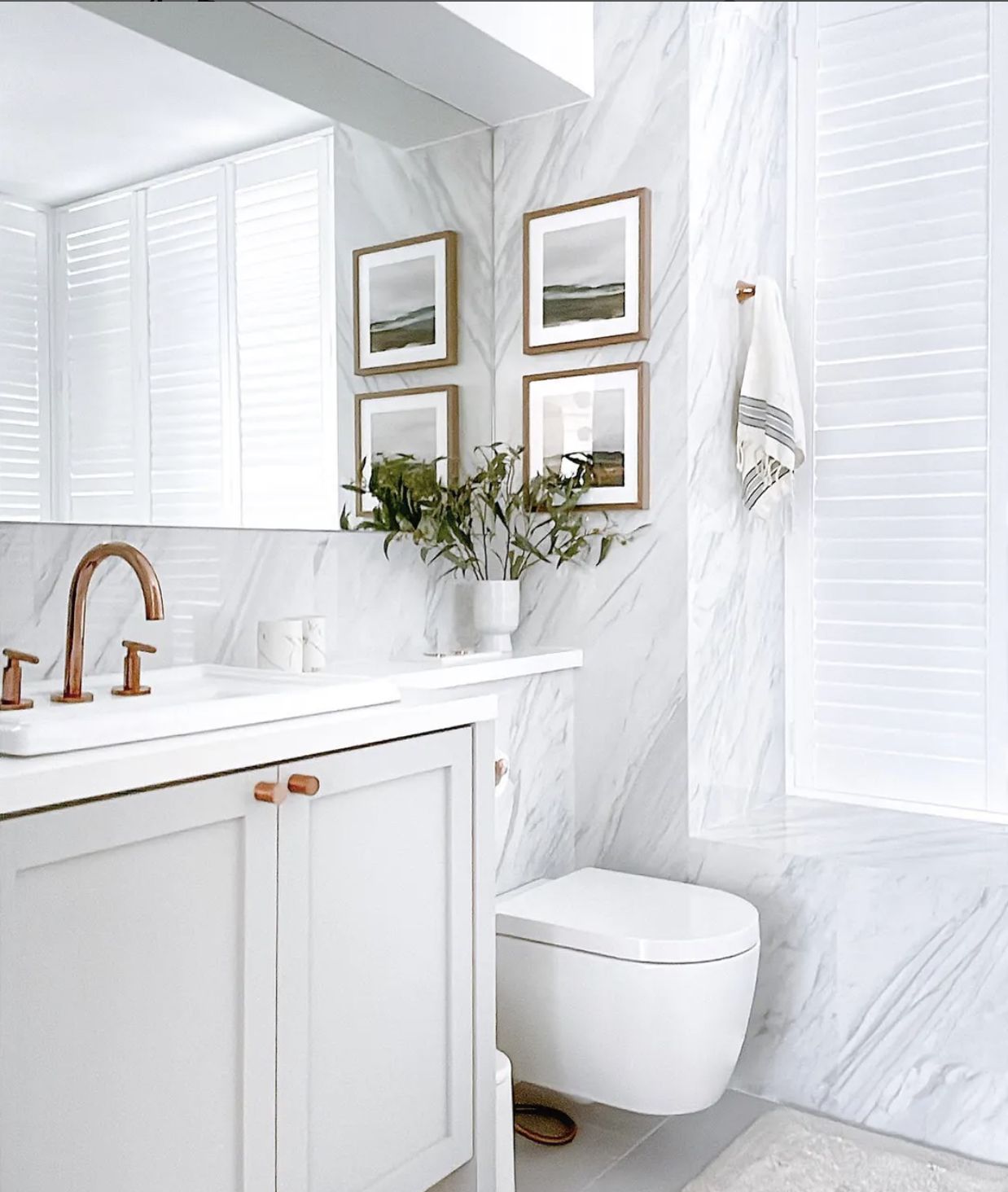 marble bathroom