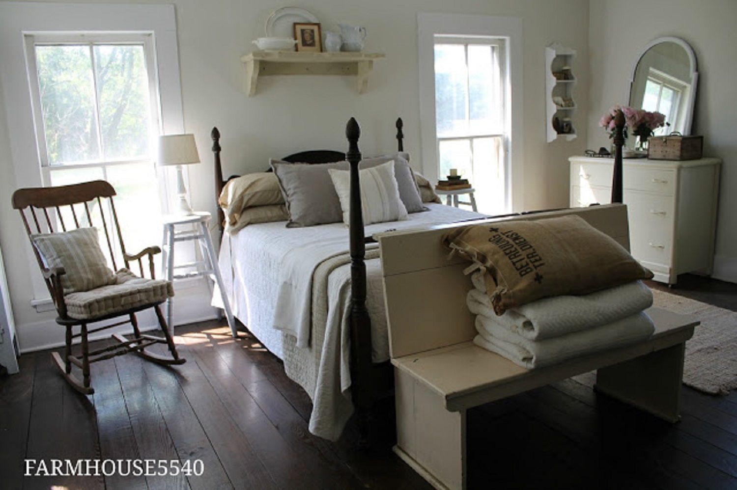 Farmhouse guest room