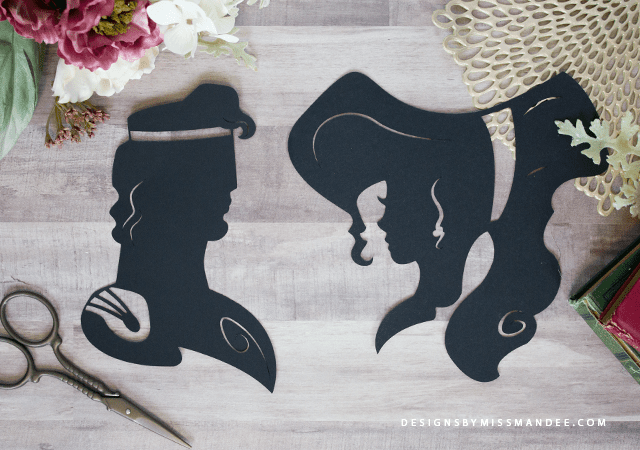 DIY Disney Silhouette Nursery Art