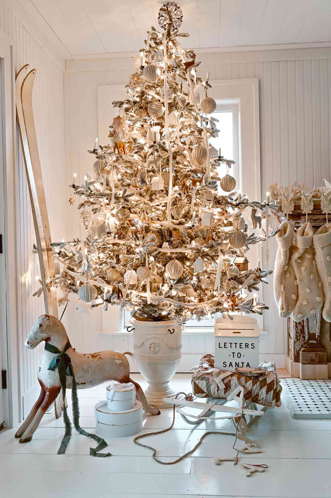 white christmas decor ideas