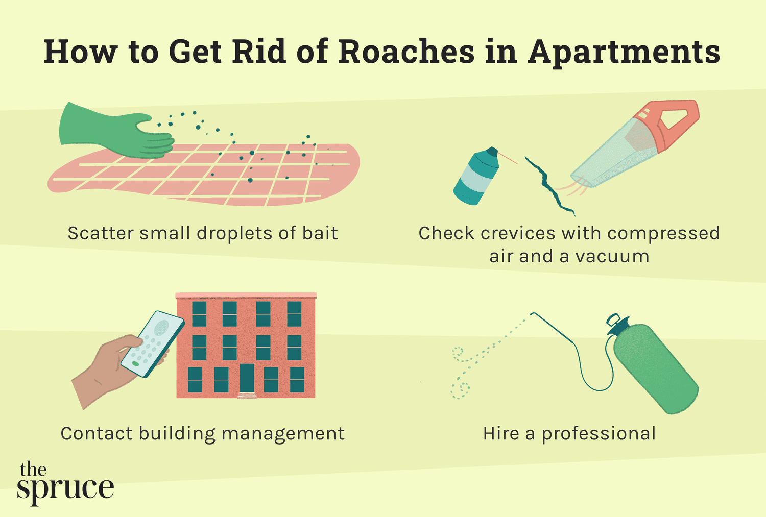 Maneras más rápidas de deshacerse de las cucarachas en los apartamentos