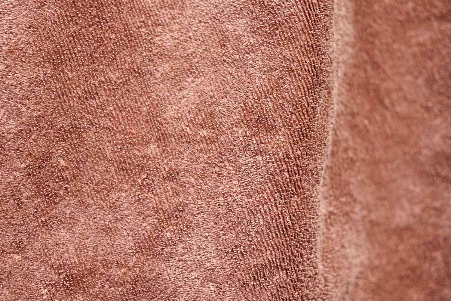 Brown microfiber fabric close up