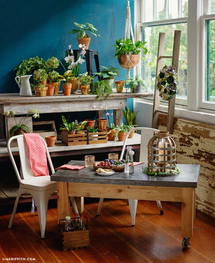 diy potting bench