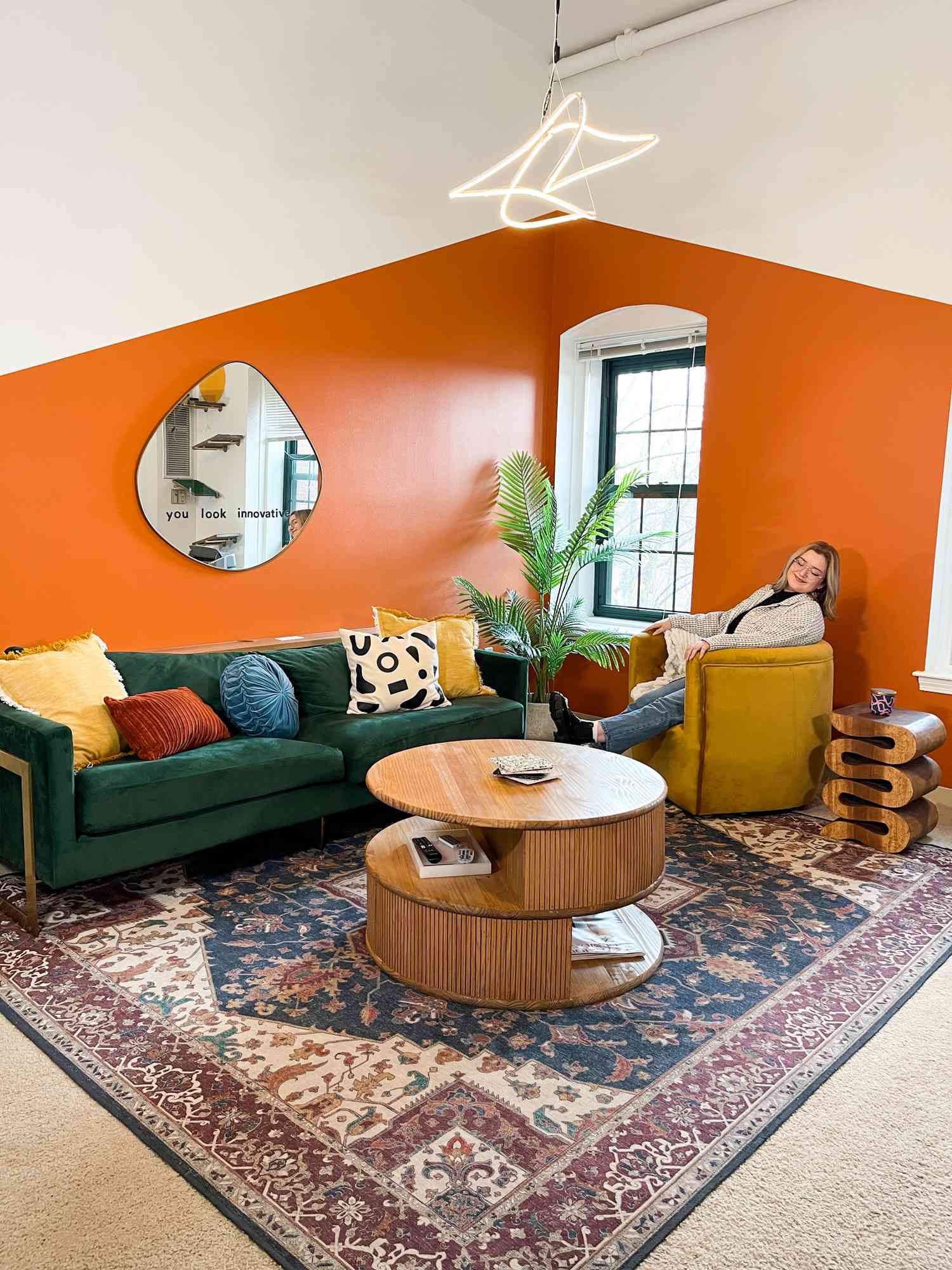 Emily Shaw Colorful Living Room
