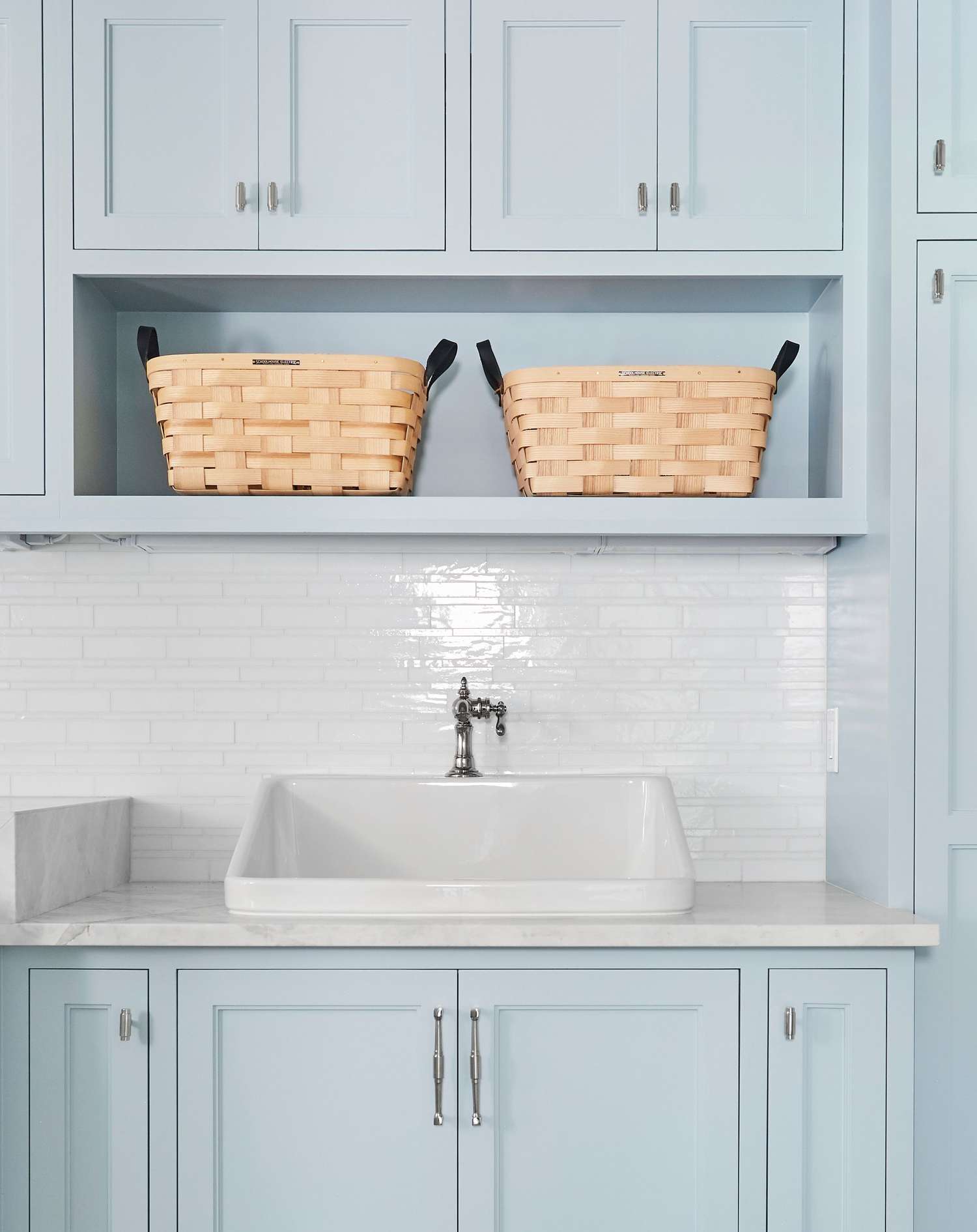 woven baskets for laundry room essentials