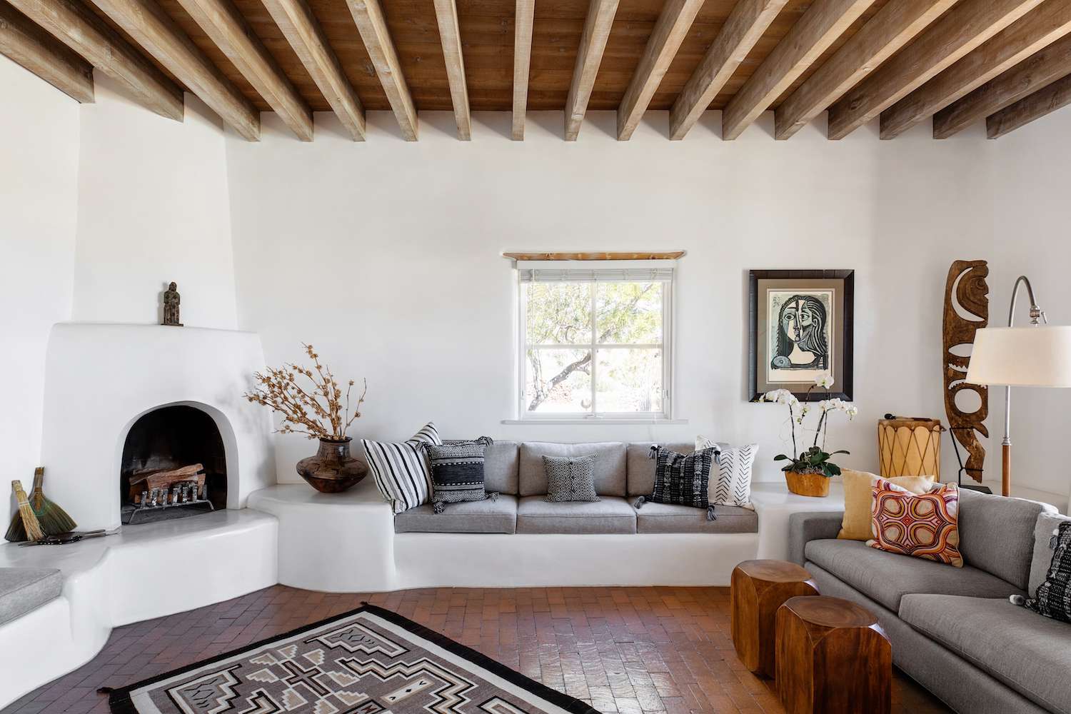 minimalist boho living room