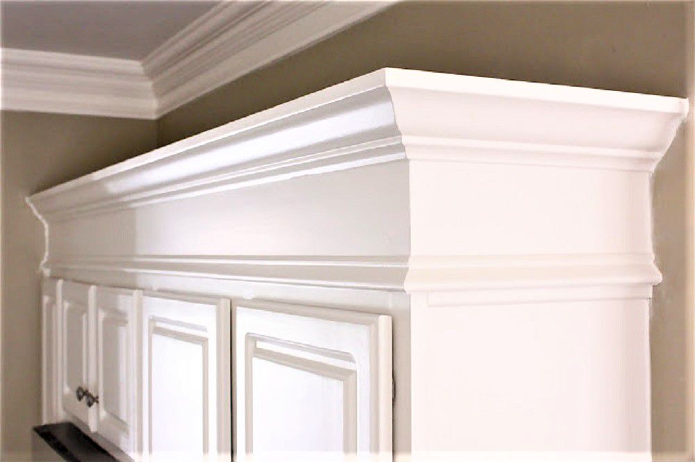 Add Crown Molding &amp ; Elevate Kitchen Cabinets
