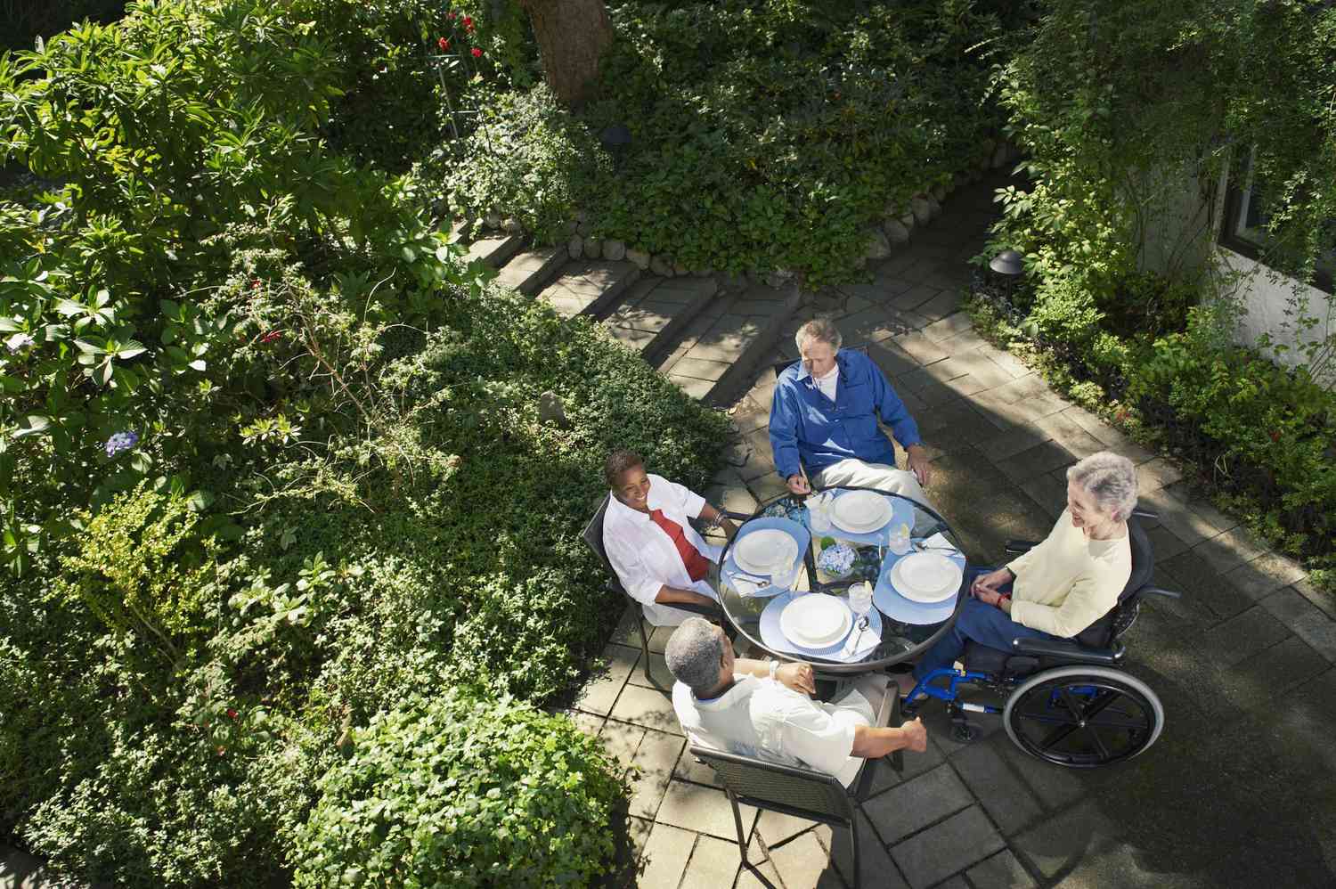 Barrierefreies Essen im Freien