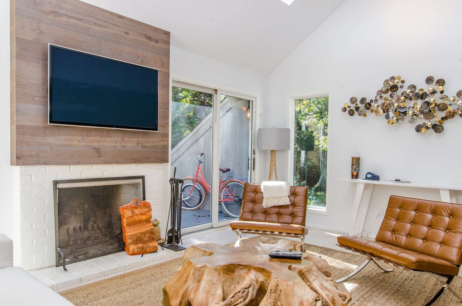 TV over fireplace