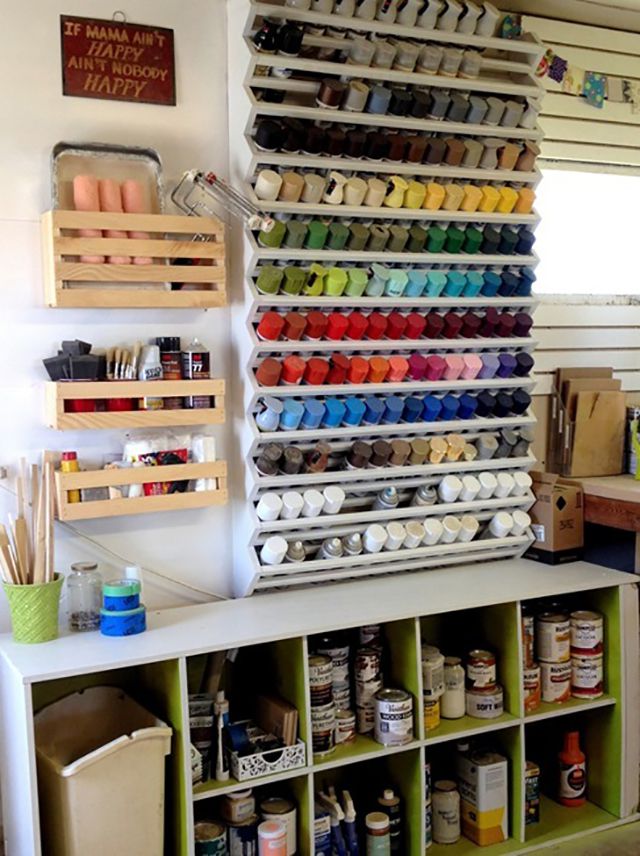 diy paint storage