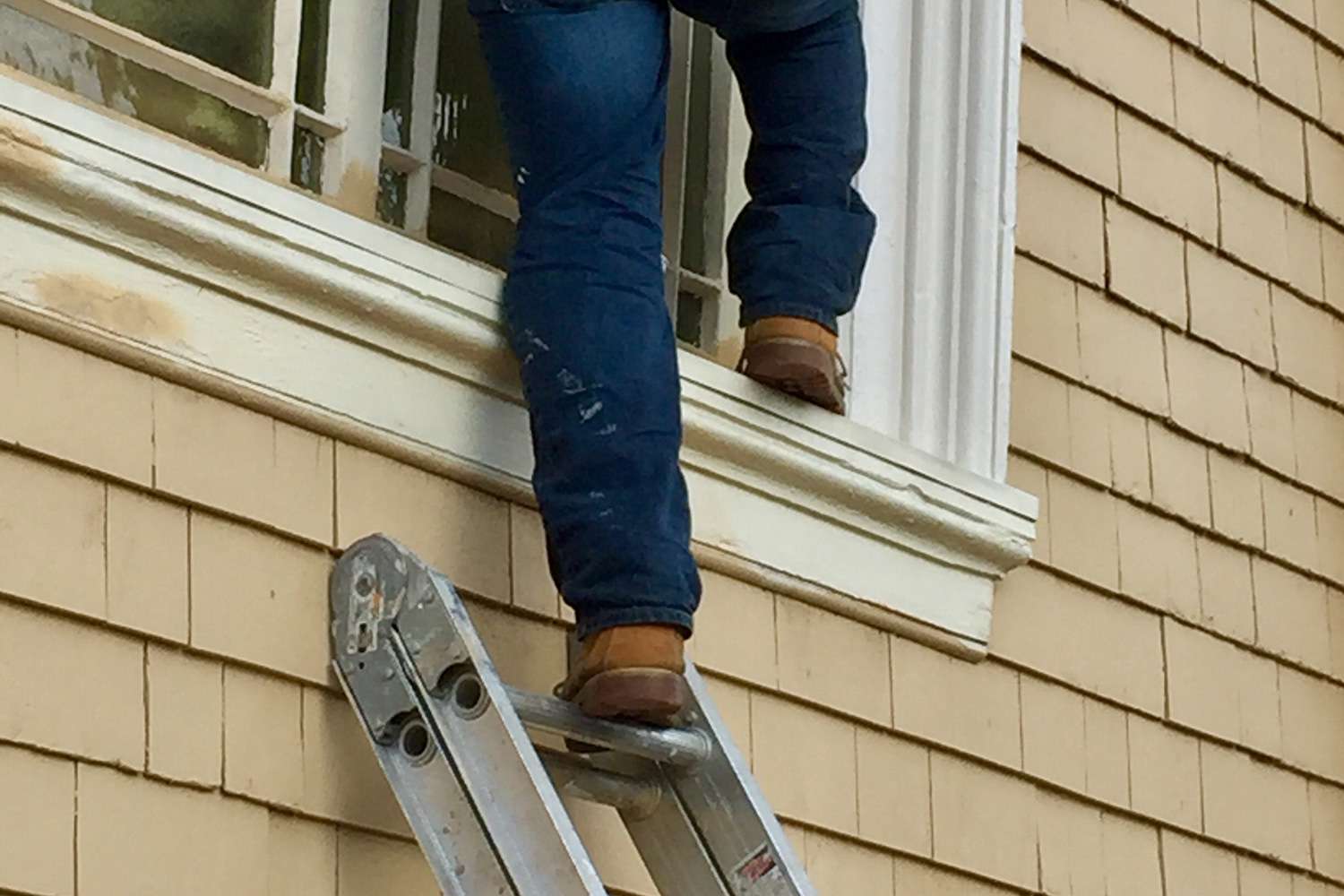 Ladder top step