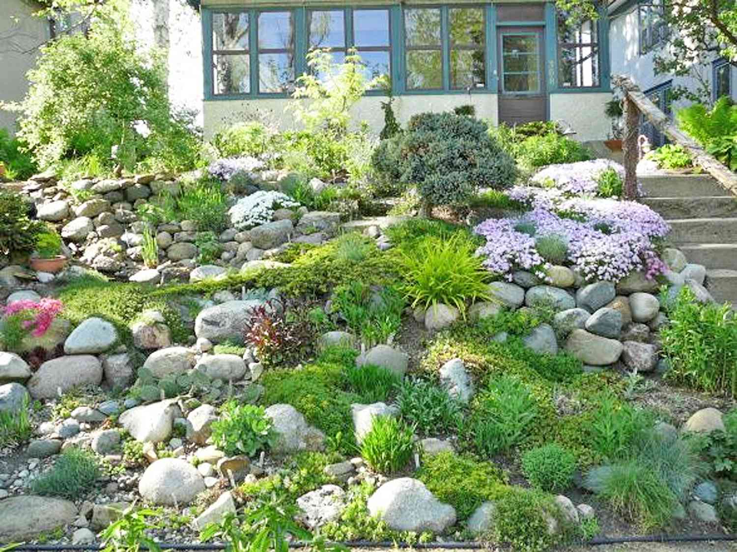 Creating a Rock Garden on a Hillside