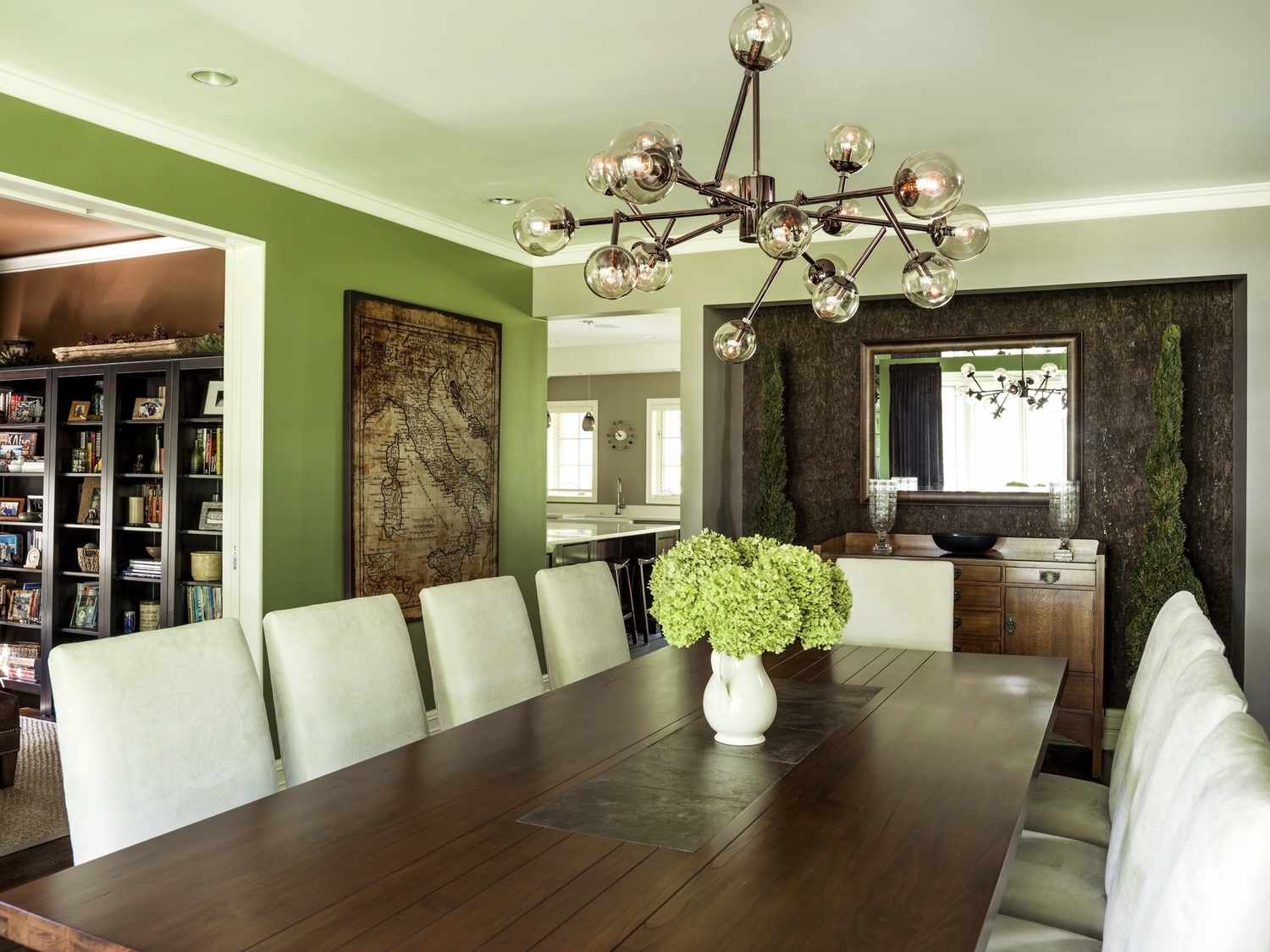 dining room accent walls