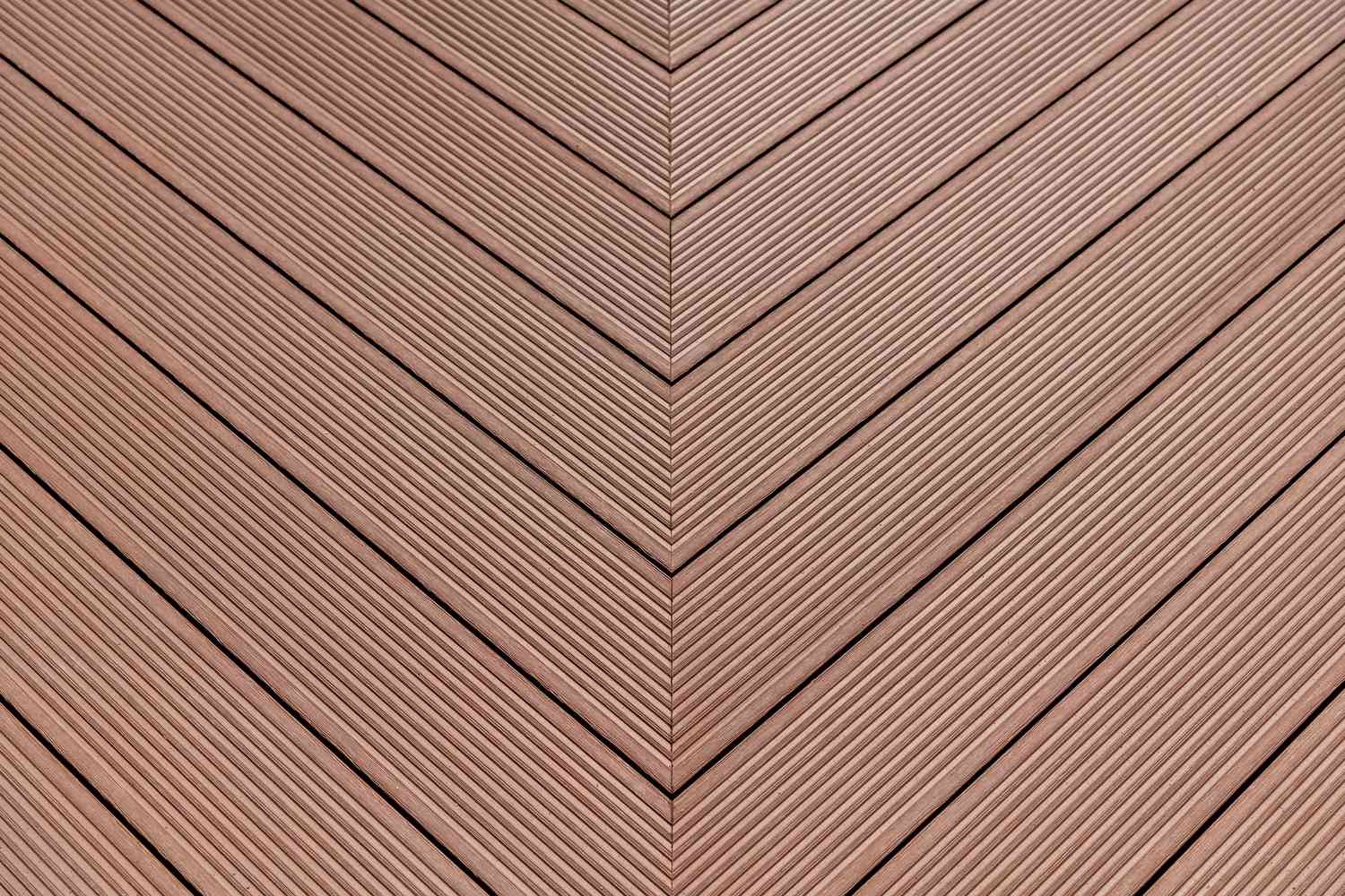 Marrón wpc material composite deck flooring