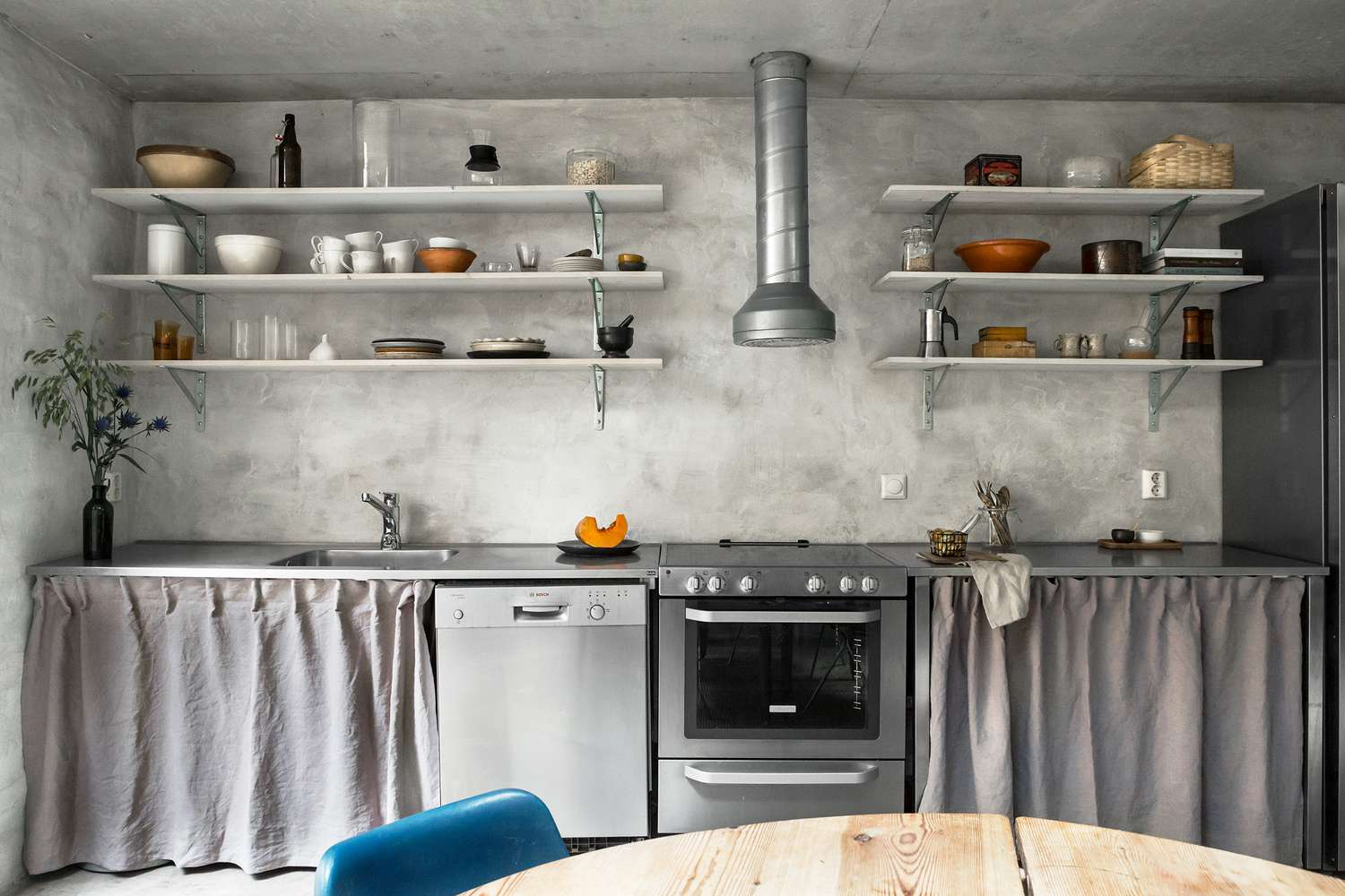 cocina gris