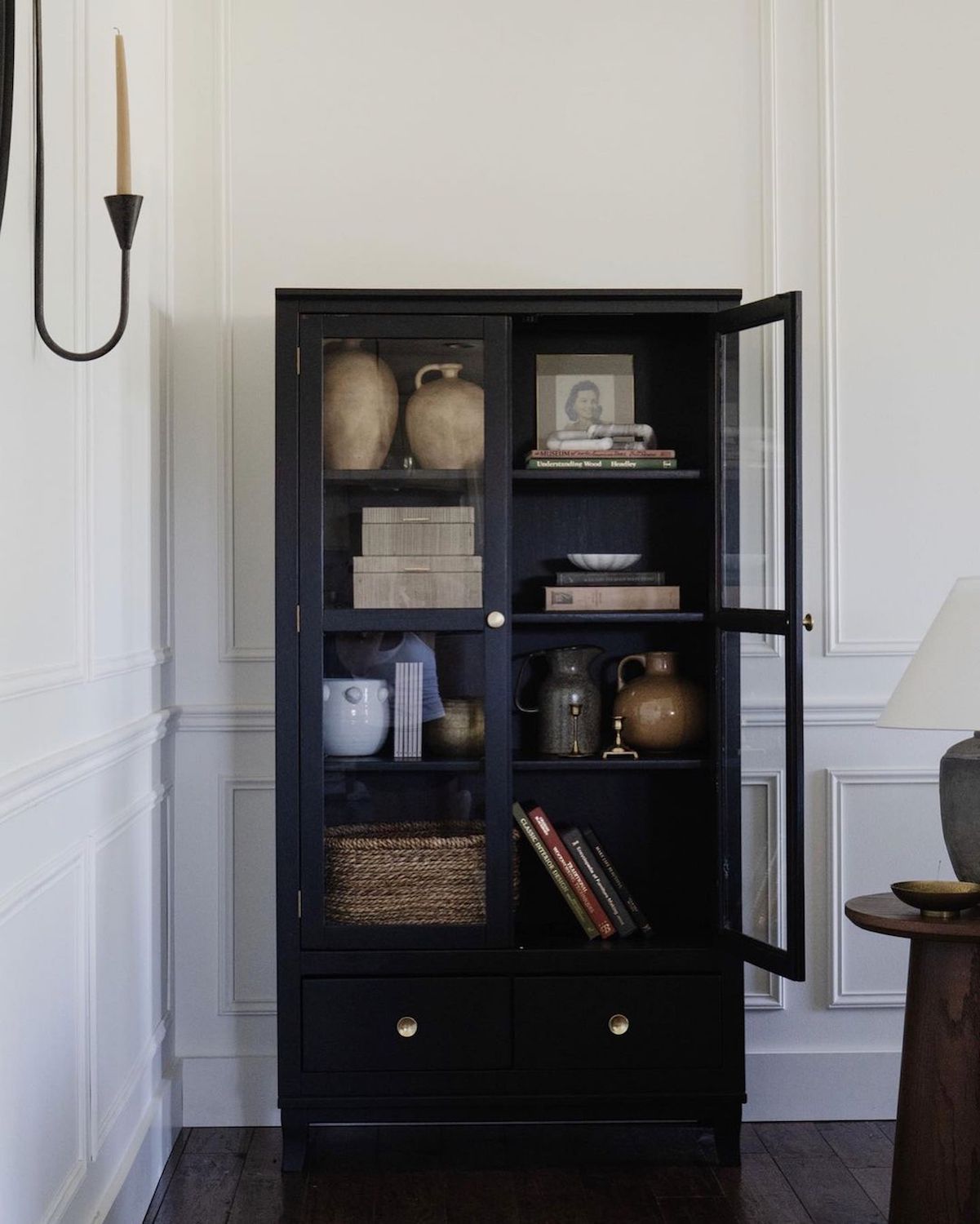 china cabinet makeover