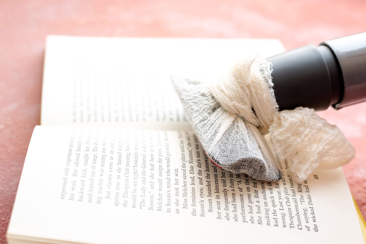 Como limpar profundamente e tirar o pó de livros