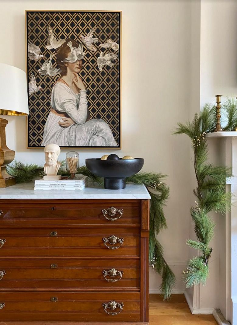 how to decorate a small living room for christmas